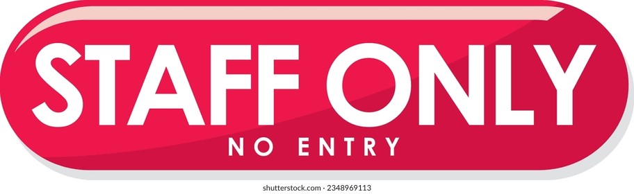 unique signed staff only vector illustration ready to print