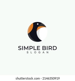 
Unique and simple bird logo design