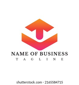 Unique and simple branded logo templet for business and company