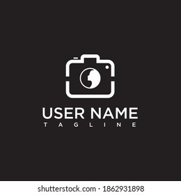 Unique, simple, creative abstract fashion camera logo concept for fashion logos