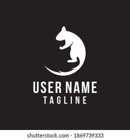 unique, simple, creative abstract rabbit logo concept