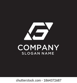 unique, simple, creative letter G logo concept