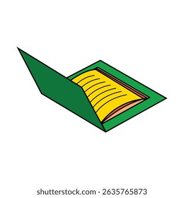 unique simple document icon illustration design