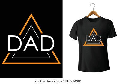 Unique and Simple  Father's Day T-shirt Design