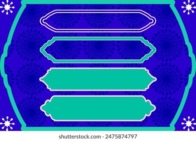 unique simple frame set, vector border decoration