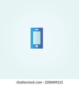 Icono único y simple con color azul y blanco transparente. Este icono se puede usar en sitios web o aplicaciones en smartphones.