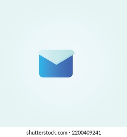 Unique and simple icon with transparent blue and white color. This icon can be used on websites or applications on smartphones.