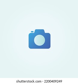 Icono único y simple con color azul y blanco transparente. Este icono se puede usar en sitios web o aplicaciones en smartphones.