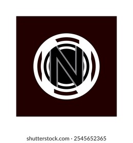 UNIQUE AND SIMPLE LETTER N LOGO