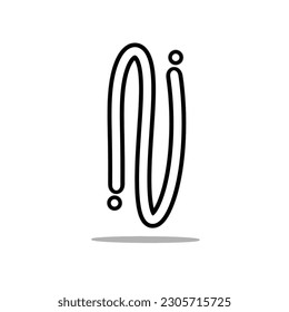 unique and simple simple logo illustration