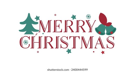 unique simple merry christmas design