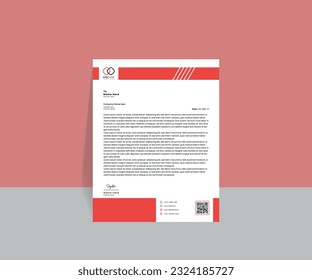 Unique, Simple and Modern Letterhead for Company