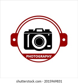 cámara única y sencilla del logotipo del fotógrafo