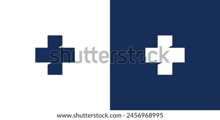  Unique and simple  Plus logo design