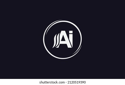 Unique and simple sign with alphabets and letters
