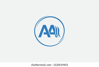 Unique and simple sign with alphabets and letters
