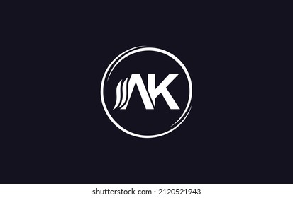 Unique and simple sign with alphabets and letters