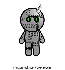 unique and simple vector character