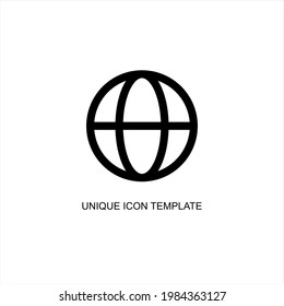 ein einzigartiges Symbol, das für Webdesign-Anforderungen verwendet werden kann