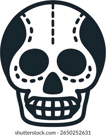 Unique skull icon vector design 