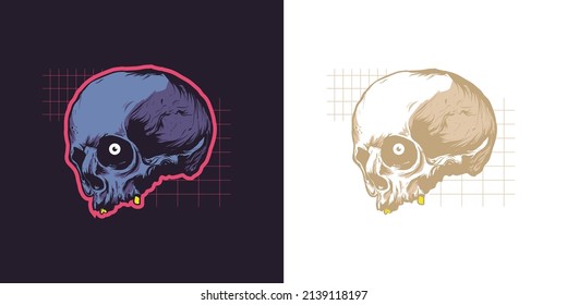 Unique Skull with One Eye