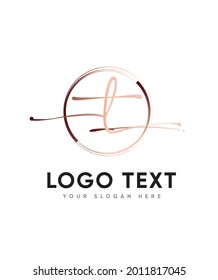A unique and sleek style handwritten signature script letter type T logo template, Vector logo for business and company identity 