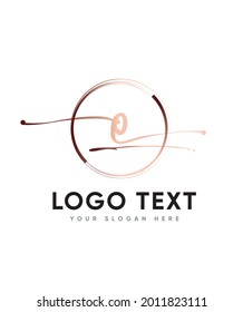 A unique and sleek style handwritten signature script letter type E logo template, Vector logo for business and company identity 