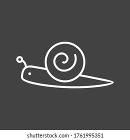 Icono de vector de línea de error único