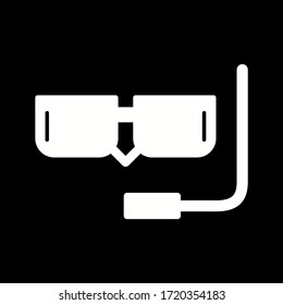Unique Snorkel Vector Glyph Icon