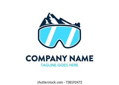 Unique Snowboard Logo Illustration