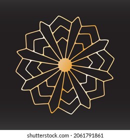 diseño vectorial de navidad de copo de nieve único para pegatinas de carteles de pancarta de folletos