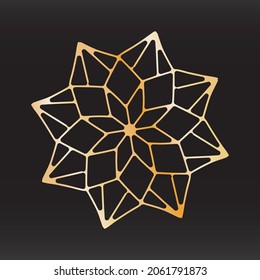 unique snowflake christmas vector design for brochure banner card sticker
