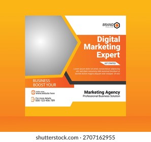 Plantilla única de diseño de publicaciones en redes sociales