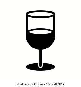 Unique Soft Drink Vector Glyph Icon
