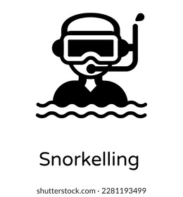 Un ícono sólido único del buceo libre 