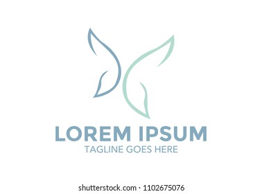 unique spa logo vector design