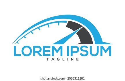 Unique Speed Meter Logo Modern And Minimalist Vector And Abstract Logo