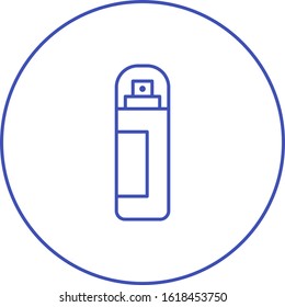 Unique Spray Vector Line Icon