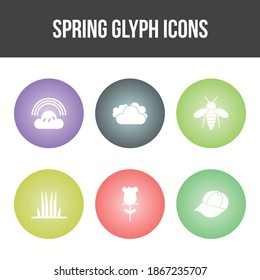 Unique Spring Vector Icon Set