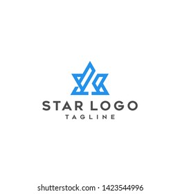 unique star line logo design inspiration