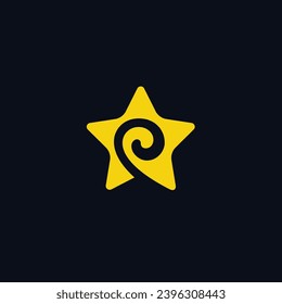 Un logotipo estrella único listo para su marca