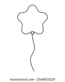 Unique star-shaped balloon design ideal for celebrations and events