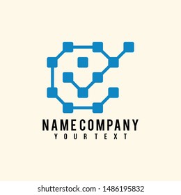 unique strong and fancy tick logo/C