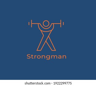IT is a unique strong-man logo design for all uses