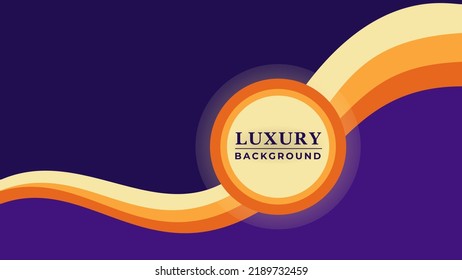 Unique Style Gradient Golden Luxury Background Design