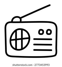 A unique style icon of radio 
