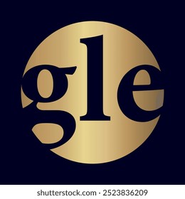 Unique style modern gle letter logo design with awesome color
