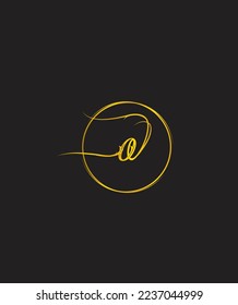An unique style and modern look elegant style letter type O vector logo template 