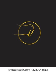An unique style and modern look elegant style letter type I vector logo template 