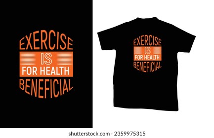 Einzigartige, kreative und moderne Fitnessstudio Fitness Typografie T-Shirt Design. Quotes Shirt Design.